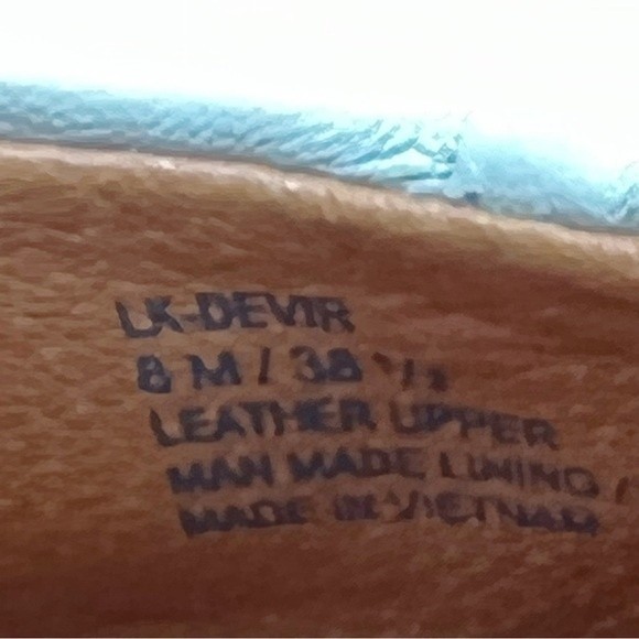 Lucky Brand Womens Size 8 Pastel‎ Light Seafoam Green Leather Ballet Flats Shoes - Picture 16 of 16